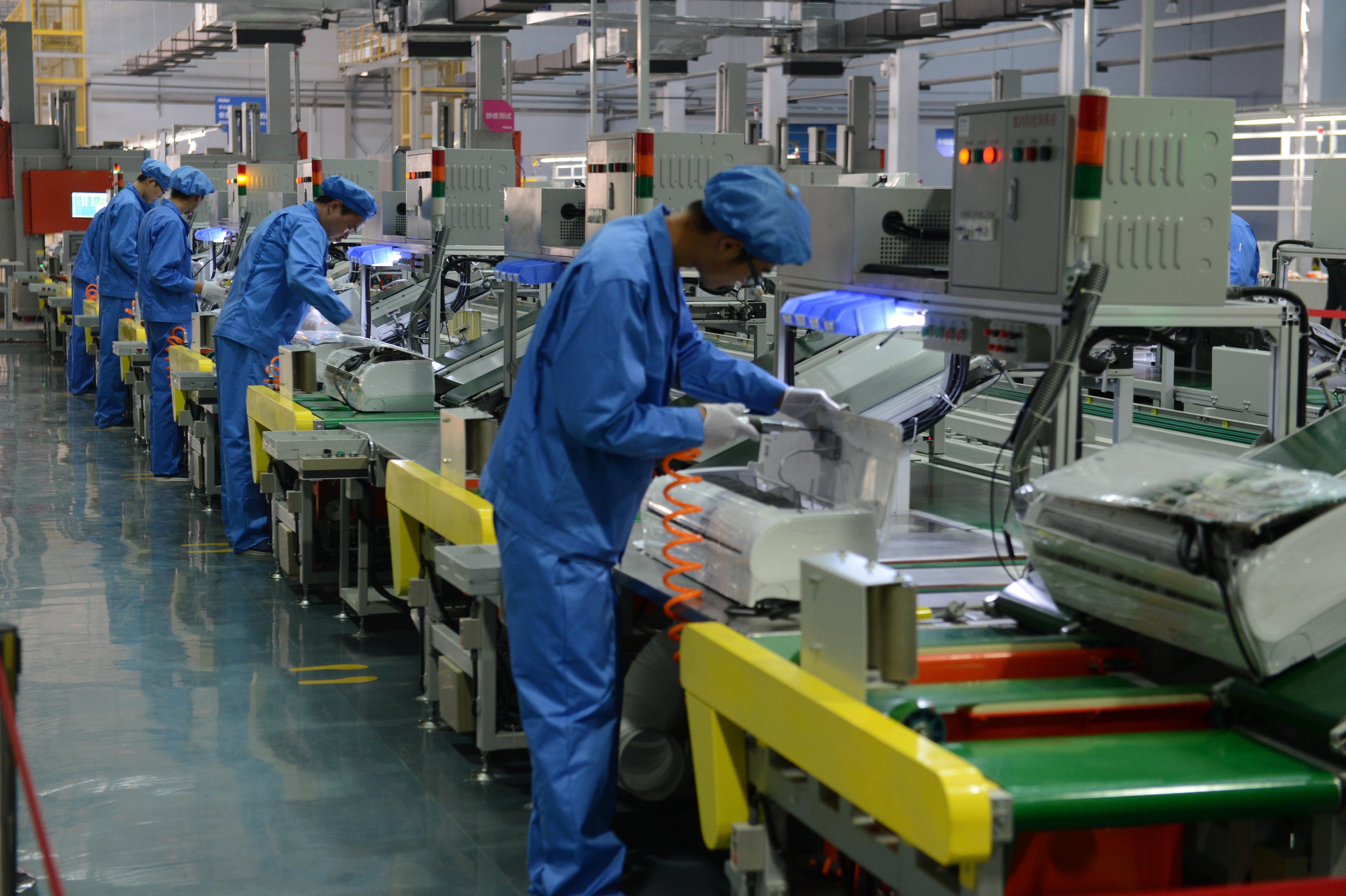 海尔互联工厂生产线。傅学军