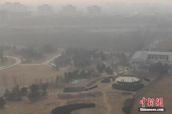 北京的雾霾天气（资料图）。