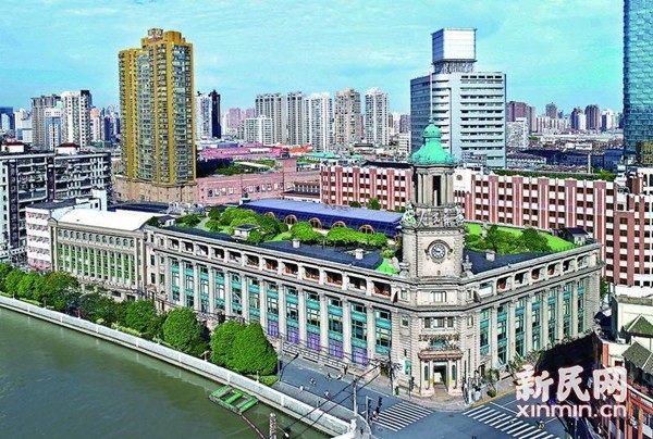 苏州河畔的上海邮政大楼，开辟部分场地设上海邮政博物馆。新民晚报记者