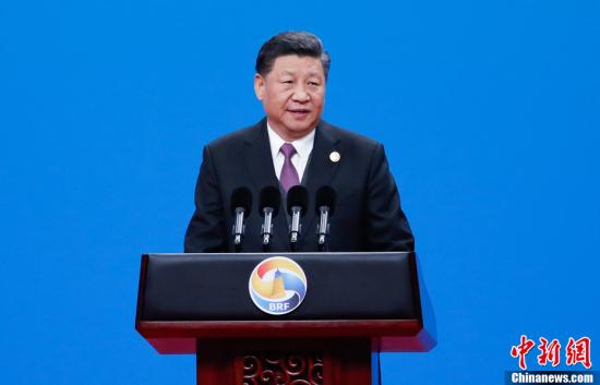 4月26日，中国国家主席习近平在北京出席第二届“一带一路”国际合作高峰论坛开幕式并发表主旨演讲。中新社记者