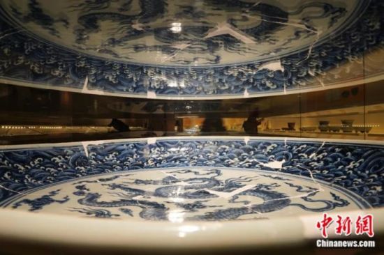 2018年5月，北京故宫博物院举办 “明代正统、景泰、天顺御窑瓷器展”。中新社记者 杜洋 摄