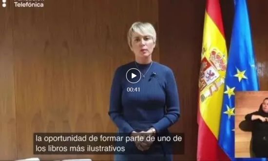 西班牙国务秘书在新书发布会上的视频