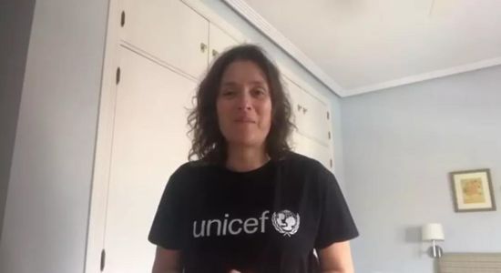 联合国儿童基金会马德里委员Adriana Negueruela Macías女士