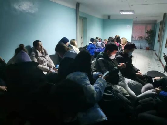 中国留学生躲在宿舍地下一层 图源：受访者提供