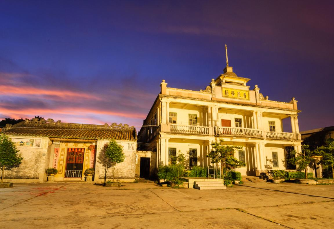 曹边学校是中山市最早一批华侨捐建的现代学校。