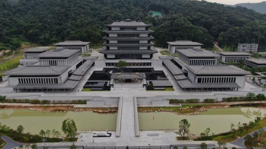 广州国家版本馆航拍图 陈楚红