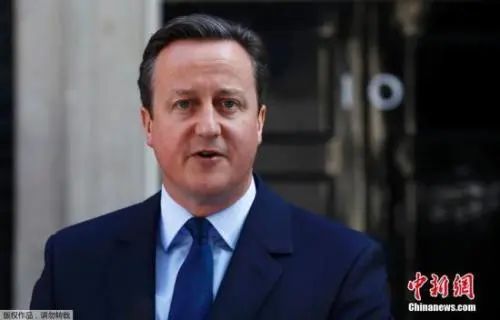 资料图：英国前首相卡梅伦