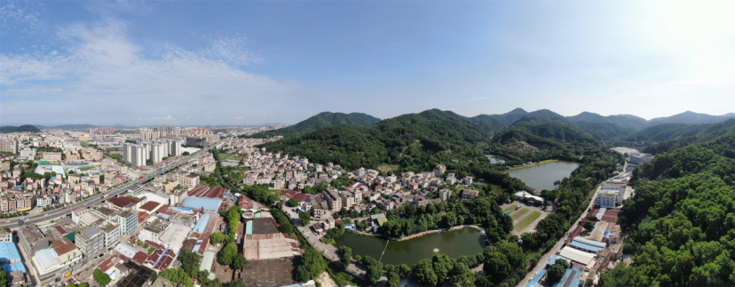 鸟瞰白溪村