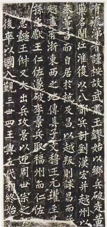 苏轼《表忠观碑》局部