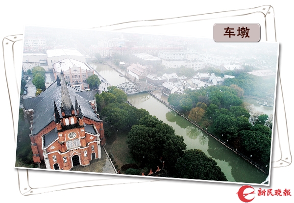 图说:车墩影视基地航拍全景。徐程