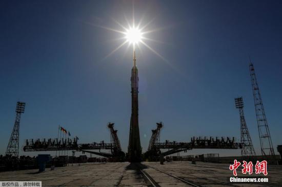 资料图：当地时间6月4日，哈萨克斯坦拜科努尔，“联盟号”MS-09飞船发射准备工作正在拜科努尔航天中心进行。